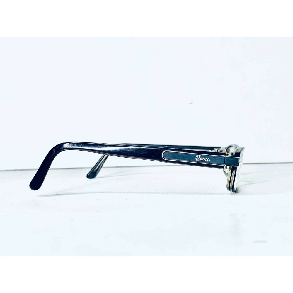 Gucci Black Lucite Rectangular Glasses - image 3